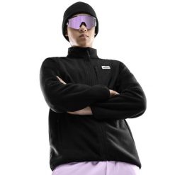 Kurtka polarowa męska Ripstop Vevey. Czarne kurtki męskie SIROKO, m, bez wzorów, z polaru, bez kaptura. W wyprzedaży za 126.00 zł.