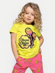 Coccodrillo T-Shirt WC4143201LGD Zielony Regular Fit. Zielone t-shirty i topy dla dziewczynek COCCODRILLO, bez wzorów, z bawełny, bez ramiączek. Za 59.99 zł.