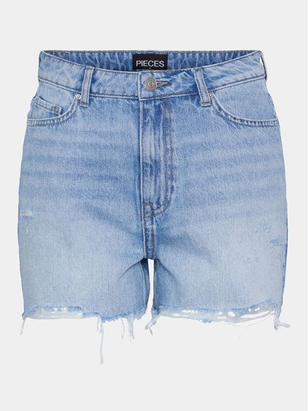 Pieces Szorty jeansowe Summer 17146747 Niebieski Regular Fit. Niebieskie szorty damskie Pieces, s, bez wzorów, z bawełny. Za 144.99 zł.