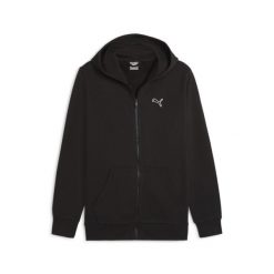 PUMA BLUZA BETTER ESSENTIALS FZ FL 67681501. Czarne bluzy męskie Puma, s, bez wzorów, z bawełny, z kapturem. Za 243.75 zł.