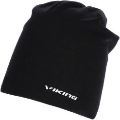 Czapka dla dorosłych Viking Mundo Merino. Czarne czapki i kapelusze damskie Viking, na zimę, bez wzorów, sportowe. Za 76.00 zł.