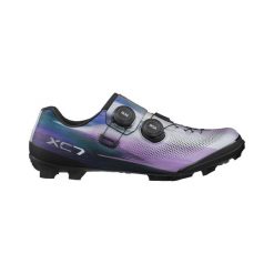Buty Shimano XC7. Fioletowe buty sportowe męskie Shimano, bez zapięcia, rowerowe. Za 999.00 zł.