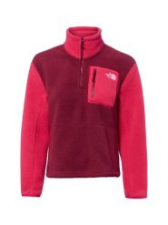 The North Face bluza polarowa z golfem Kobiety Sztuczne włókno czerwony, S. Czerwone bluzy damskie The North Face, s, bez wzorów, z polaru, bez kaptura. Za 449.95 zł.