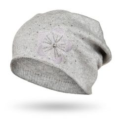 Czapka damska Peterson szary PTN HAT-02. Szare czapki i kapelusze damskie Peterson, bez wzorów, z dzianiny, eleganckie. Za 54.00 zł.