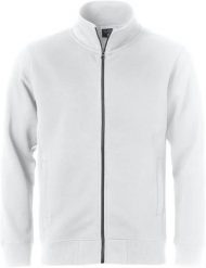Clique Classic Cardigan bluza rozpinana z kieszeniami biała – white. Białe bluzy męskie CLIQUE, m, bez wzorów, z bawełny, bez kaptura. Za 227.25 zł.
