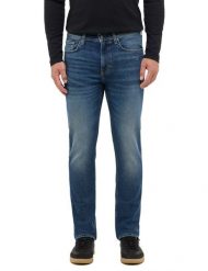 Męskie Spodnie jeansowe Mustang Style Orlando Slim Denim Blue 1016797 5000 434. Niebieskie spodnie materiałowe męskie Mustang, l, bez wzorów, z denimu. Za 219.99 zł.