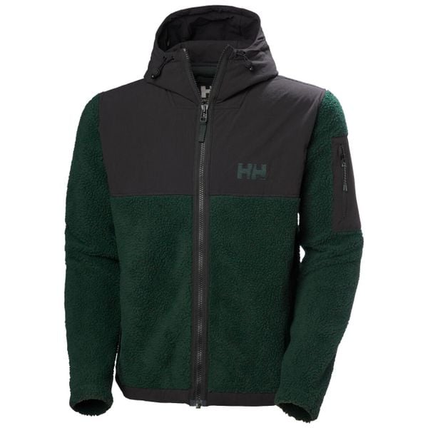 Kurtka z dresu Helly Hansen Patrol Pile. Czarne kurtki męskie Helly Hansen, bez wzorów, z dresówki, trekkingowe. Za 680.85 zł.