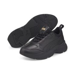 Buty do chodzenia damskie Puma CASSIA SL. Czarne obuwie sportowe damskie Puma, bez wzorów, z gumy, trekkingowe. Za 299.00 zł.