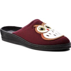 Kapcie SERGIO BARDI - Brivio SS127336718PF 968. Czerwone kapcie damskie Sergio Bardi, bez wzorów, z materiału, bez obcasa, bez zapięcia. W wyprzedaży za 89.00 zł.