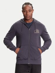Quiksilver Bluza EQYFT05133-KSH0 Granatowy Regular Fit. Niebieskie bluzy męskie Quiksilver, m, bez wzorów, z bawełny, bez kaptura. Za 289.99 zł.