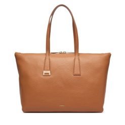 Torebka Furla. Brązowe torebki do ręki damskie Furla, bez wzorów, klasyczne, bez dodatków. Za 1,649.00 zł.