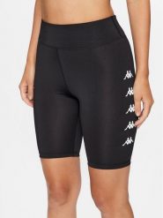 Kappa Szorty sportowe 312084 Czarny Skinny Fit. Czarne szorty sportowe damskie Kappa, xs, bez wzorów, z syntetyku, sportowe, na fitness i siłownię. Za 129.99 zł.