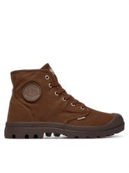 Palladium Trapery 02352-291-M Brązowy. Brązowe śniegowce i trapery męskie Palladium, z materiału, bez zapięcia. Za 399.99 zł.