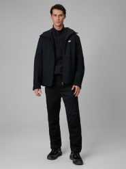 4F Spodnie softshellowe membrana 5000 męskie - czarne 3XL. Czarne spodnie materiałowe męskie 4f, m, bez wzorów, ze skóry. Za 399.99 zł.