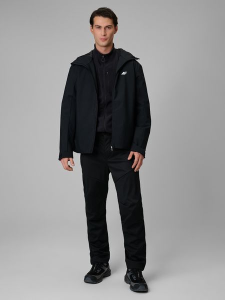 4F Spodnie softshellowe membrana 5000 męskie - czarne 3XL. Czarne spodnie materiałowe męskie 4f, m, bez wzorów, ze skóry. Za 399.99 zł.