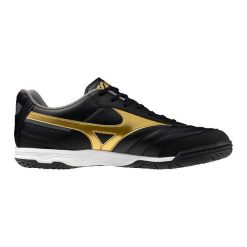 Buty piłkarskie męskie Mizuno Morelia Sala Classic IN. Czarne buty sportowe męskie Mizuno, bez zapięcia, do piłki nożnej. Za 299.99 zł.