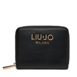 Portfel Liu Jo. Czarne portfele damskie Liu Jo, bez wzorów. Za 269.99 zł.