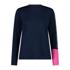 Koszulka damska rowerowe CMP 34N6936. Niebieskie koszulki sportowe damskie CMP, m, bez wzorów, z materiału, bez kołnierzyka, bez ramiączek, thinsulate. Za 99.99 zł.