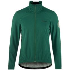 Kurtka z dresu Craft Core Bike Subz. Zielone kurtki męskie Craft, l, bez wzorów, z dresówki, eleganckie, z kapturem. Za 300.55 zł.