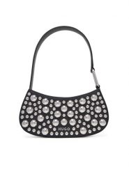 HUGO Torebka Terrah ST Hobo 50547902 Czarny. Czarne torebki do ręki damskie Hugo, bez wzorów, ze skóry, bez dodatków. Za 759.99 zł.