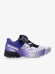 Buty trailowe damskie Scarpa Ribelle Run Kalibra HT. Fioletowe obuwie sportowe damskie Scarpa, bez wzorów, z materiału, do biegania. Za 516.99 zł.