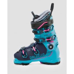 Buty narciarskie DALBELLO VELOCE 105 MV W CARAIBI BLUE/DARK BLUE. Czarne obuwie sportowe damskie Dalbello, bez wzorów, narciarskie. W wyprzedaży za 1,495.00 zł.