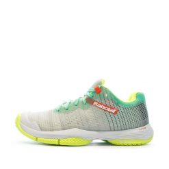 Babolat Jet Ritma Gris Blanco Mujer 31s21753 3023. Szare obuwie sportowe damskie BABOLAT, bez wzorów. W wyprzedaży za 430.00 zł.