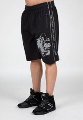 Buffalo Stary trening szkolny Szorty - Czarny/Szary. Czarne krótkie spodenki sportowe męskie GORILLA WEAR, l, bez wzorów, z bawełny, na fitness i siłownię. Za 209.00 zł.
