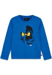 Koszulka Dziecięca z Długim Rękawem LEGO Ninjago Tano 603 Niebieska. Niebieskie t-shirty dla chłopców LEGO, bez wzorów, z bawełny, bez ramiączek. Za 59.99 zł.