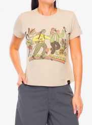 Koszulka bawełniana damska Turbat Kosiv. Brązowe t-shirty damskie TURBAT, m, bez wzorów, z bawełny, klasyczne, bez kołnierzyka. Za 95.99 zł.