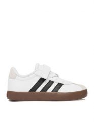 Adidas Sneakersy CEO-VL COURT 3.0 EL C ID9155 PS Biały. Białe buty sportowe dziewczęce Adidas, bez wzorów, ze skóry, bez zapięcia. Za 199.99 zł.