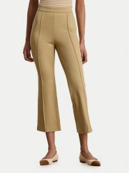 LAUREN RALPH LAUREN Spodnie materiałowe 200P09085002 Beżowy Slim Fit. Brązowe spodnie materiałowe damskie Lauren Ralph Lauren, bez wzorów, z materiału. Za 816.99 zł.