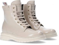 Tommy Hilfiger Tommy Hilfiger damskie kozaki LACE UP BOOTIE BEIGE T4A5-33030-1453500-500 36. Brązowe kozaki damskie Tommy Hilfiger, bez obcasa. Za 589.99 zł.