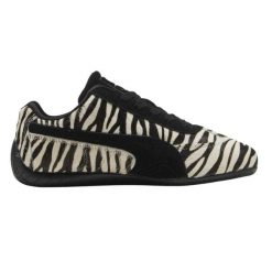 Buty PUMA YELLOW SPEEDCAT ZEBRA WNS Nadruk zwierzęcy. Czarne trekkingi damskie Puma, trekkingowe. Za 449.99 zł.