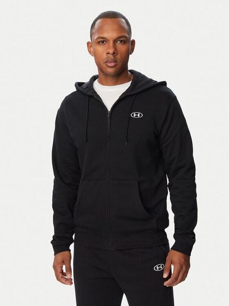 Under Armour Bluza Ua Rival 6013451 Czarny Regular Fit. Czarne bluzy męskie Under Armour, m, bez wzorów, z bawełny, bez kaptura. Za 269.99 zł.
