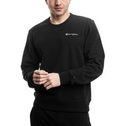 Bluza Męska Champion Treningowa Dresowa Sportowa Sweter bez Kaptura roz. XL. Czarne bluzy męskie Champion, l, bez wzorów, z bawełny, bez kaptura. Za 310.49 zł.