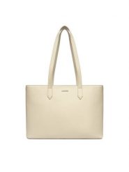 Lasocki Torebka CEO-LSK-M-023-07 Écru. Torebki do ręki damskie Lasocki, bez wzorów, z materiału, bez dodatków. Za 149.99 zł.