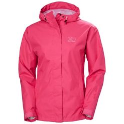 Damska kurtka wodoodporna Helly Hansen Seven J. Czerwone kurtki damskie Helly Hansen, s, bez wzorów, z poliesteru, bez kaptura. Za 483.00 zł.