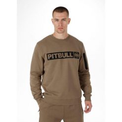 Bluza sportowa męska Pitbull West Coast Beyer Crewneck. Brązowe bluzy męskie PITBULL, m, bez wzorów, bez kaptura. Za 239.00 zł.