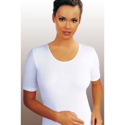 Emili Koszulka Damska Nina Plus Biały r. 2XL. Bluzki damskie marki Emili. Za 31.11 zł.