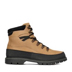 Trzewiki Lasocki. Brązowe botki męskie Lasocki, bez wzorów, bez zapięcia. Za 279.99 zł.