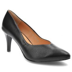 Czarne Czółenka Clasicco Eleganckie Buty Na Obcasie. Czarne czółenka damskie Clasicco, bez wzorów, ze skóry, eleganckie, bez obcasa, na obcasie, bez zapięcia. Za 299.00 zł.