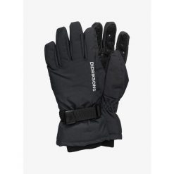 Rękawiczki dziecięce Didriksons Biggles Gloves 3. Czarne rękawiczki dziecięce Didriksons, bez wzorów. Za 113.99 zł.