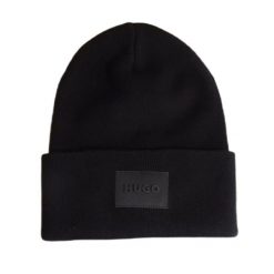 Czapka zimowa Hugo Boss Xevon Beanie Czarna - 50551508-001. Czarne czapki i kapelusze damskie Boss, na zimę, bez wzorów, sportowe. Za 240.35 zł.