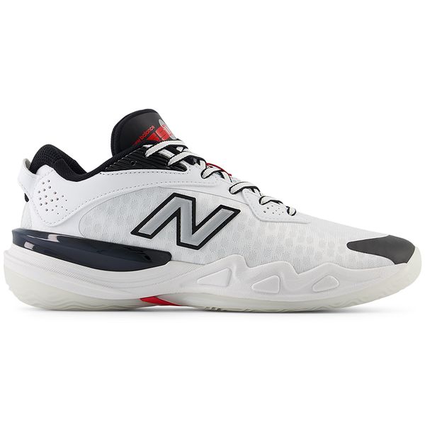 Buty męskie New Balance Hesi Low v2 BBHSLYK2 – białe. Białe buty sportowe męskie New Balance, z gumy, bez zapięcia, na fitness i siłownię. Za 369.99 zł.