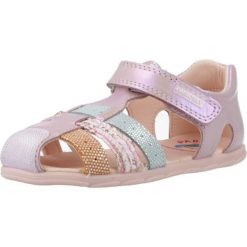 Sandały PABLOSKY 051468P Rose. Czerwone sandały damskie Pablosky, bez wzorów, ze skóry, bez obcasa, bez zapięcia. Za 208.99 zł.