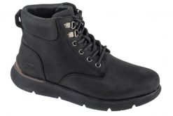 Trapery męskie, Augustino - Cobb. Czarne śniegowce i trapery męskie Skechers, z materiału, sportowe, bez zapięcia. Za 279.99 zł.