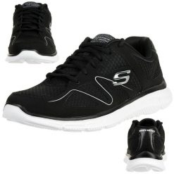 Buty sportowe Sneakersy męskie, Verse - Flash Point. Czarne buty sportowe męskie Skechers, z tkaniny, bez zapięcia, trekkingowe. Za 199.99 zł.