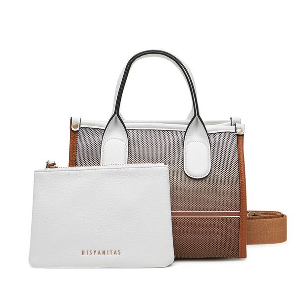 Torebka Hispanitas. Brązowe torebki do ręki damskie Hispanitas, bez wzorów, klasyczne, bez dodatków. Za 259.99 zł.