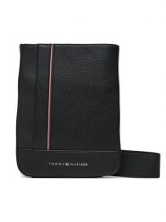 Tommy Hilfiger Saszetka Th Central Mini Crossover AM0AM13633 Czarny. Czarne saszetki męskie Tommy Hilfiger, ze skóry. Za 269.99 zł.